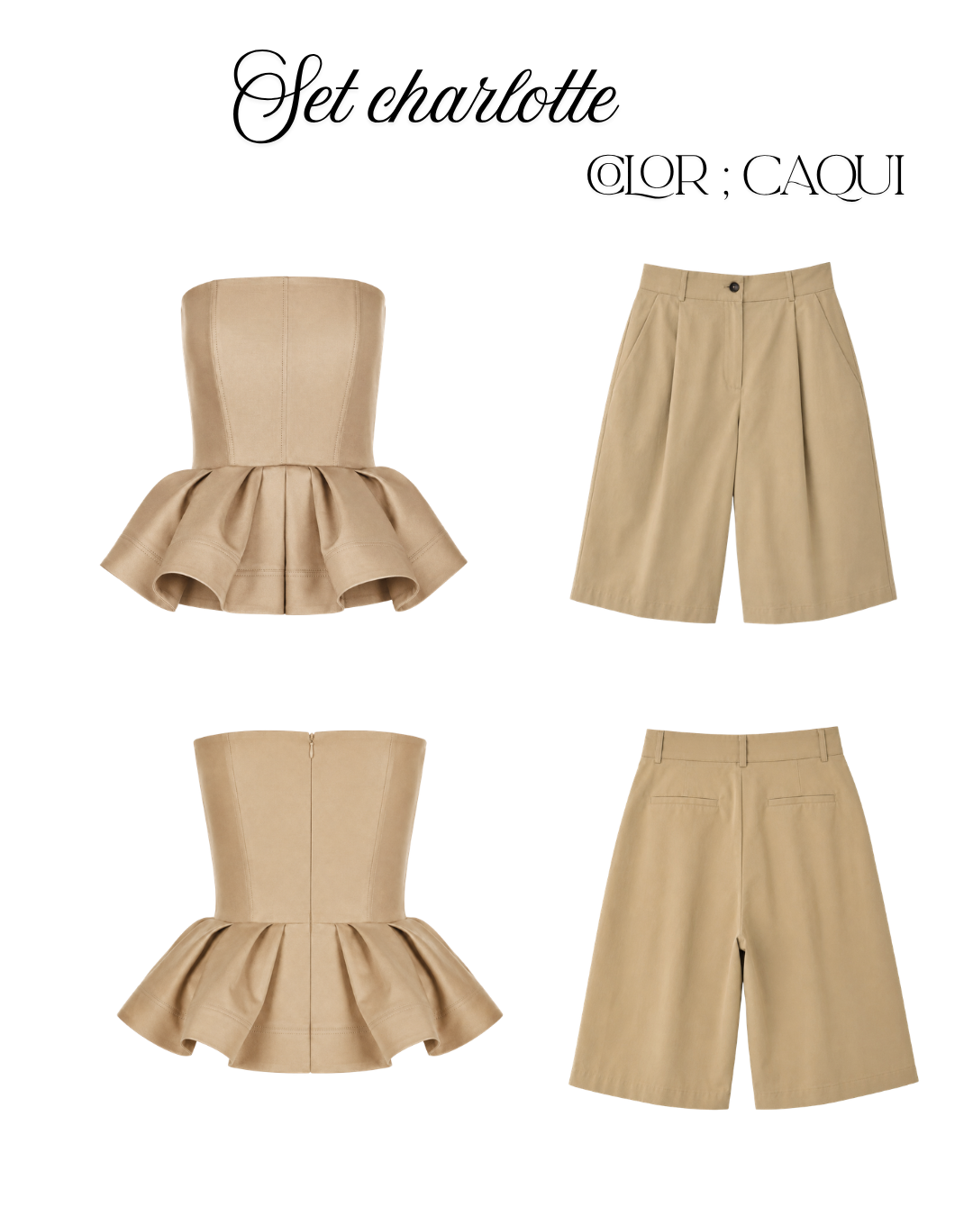 CHARLOTTE SET CAQUI
