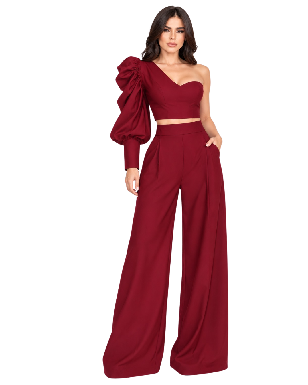 VITTORIA BURGUNDY SET