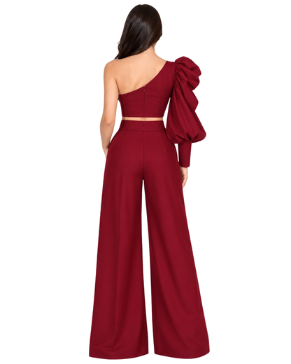 VITTORIA BURGUNDY SET