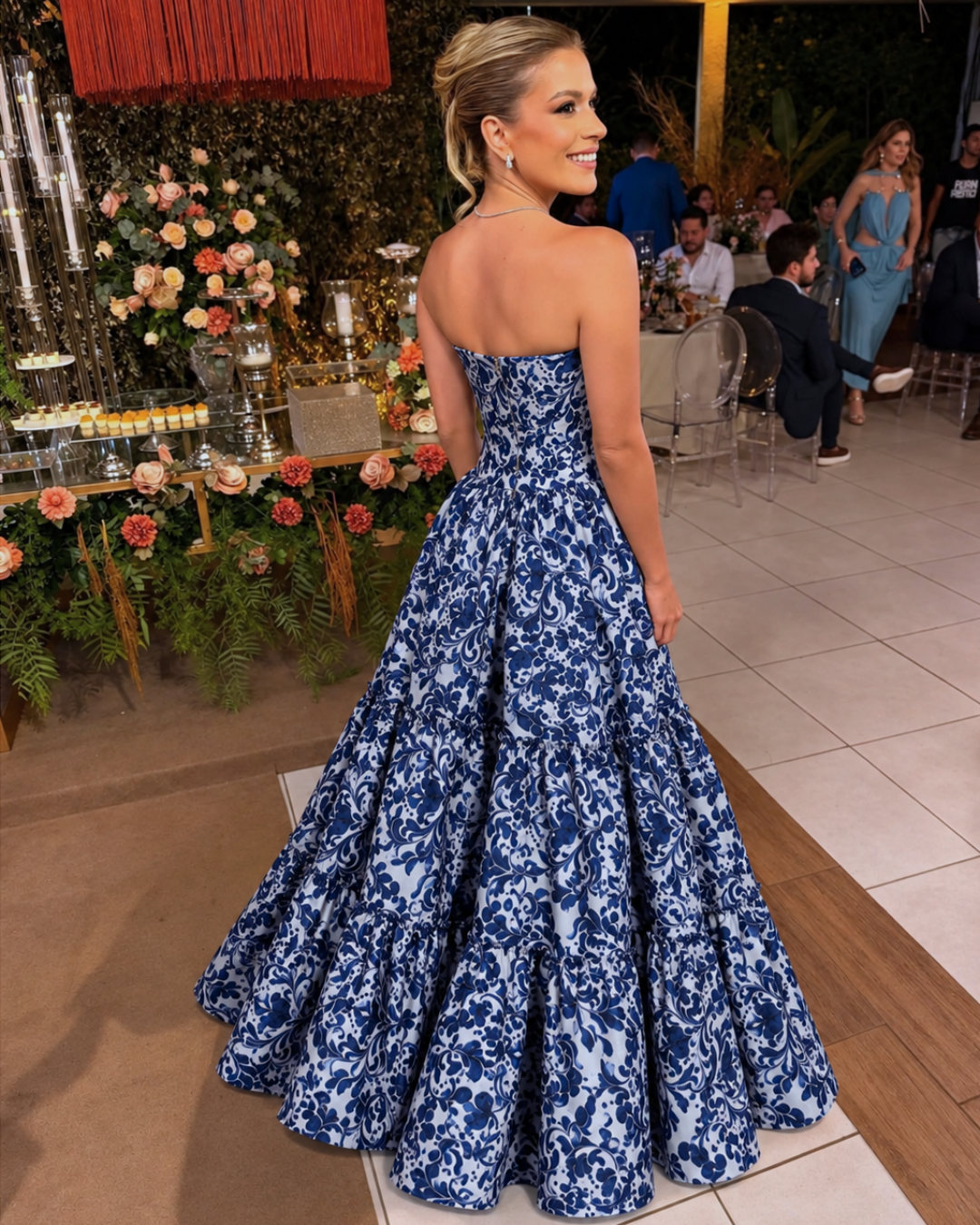 SOFIA DRESS AZUL NAVY