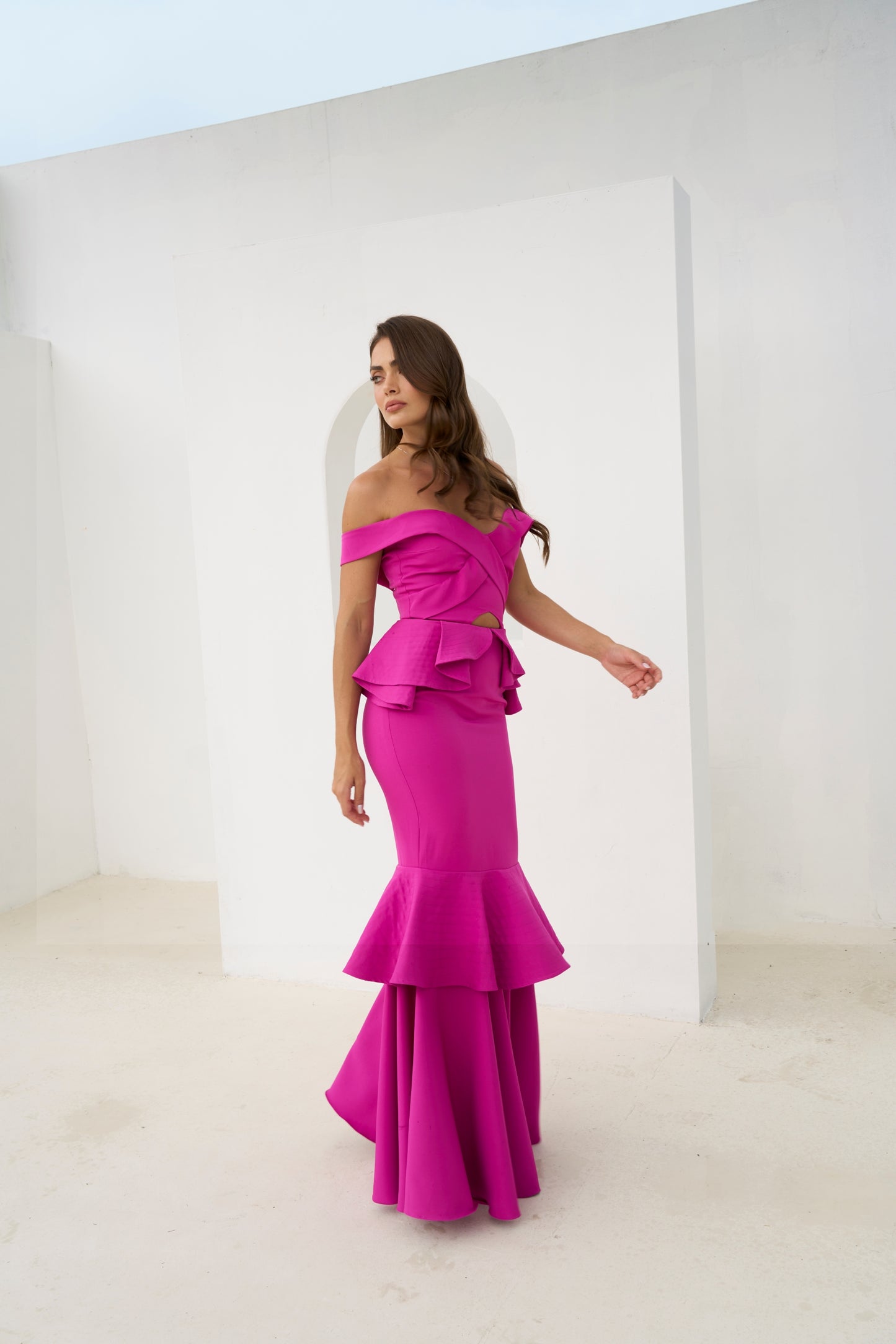 MATILDE MAGENTA DRESS