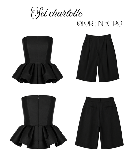 CHARLOTTE SET NEGRO