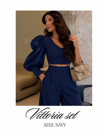 VITTORIA AZUL  NAVY SET