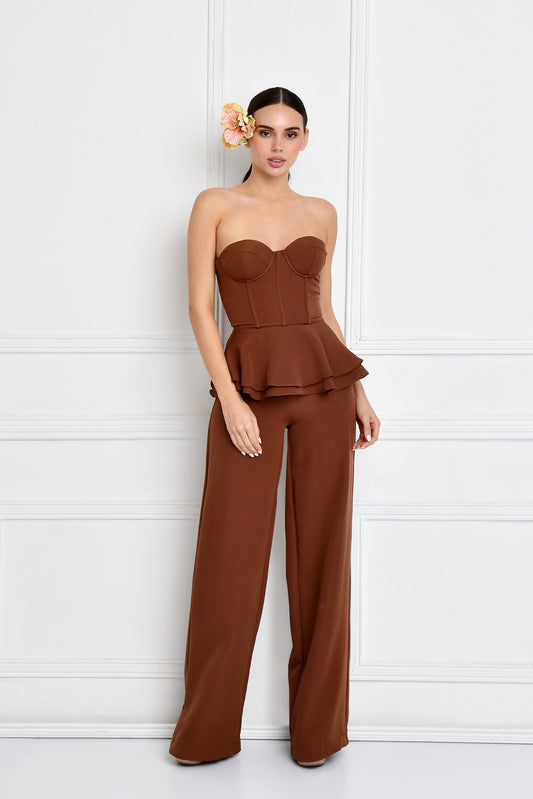 VIOLA MOCCA JUMPSUIT