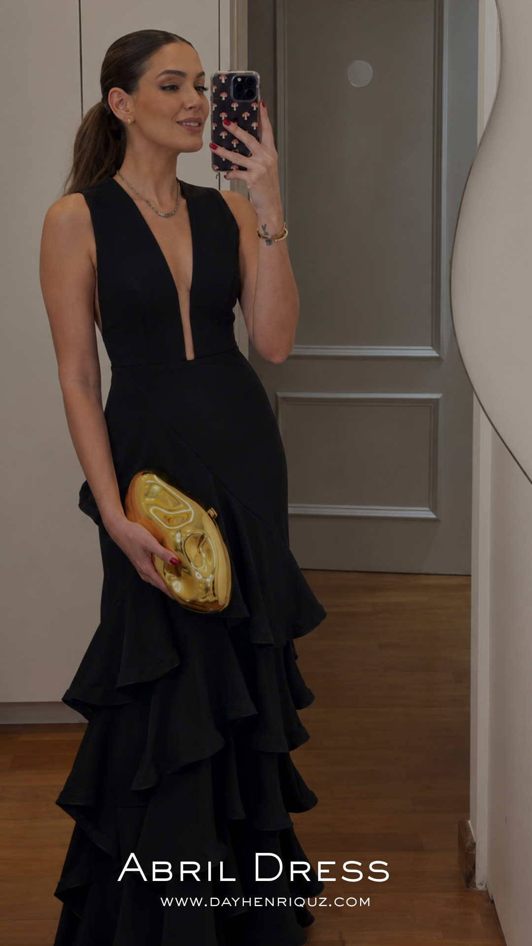 ABRIL BLACK DRESS