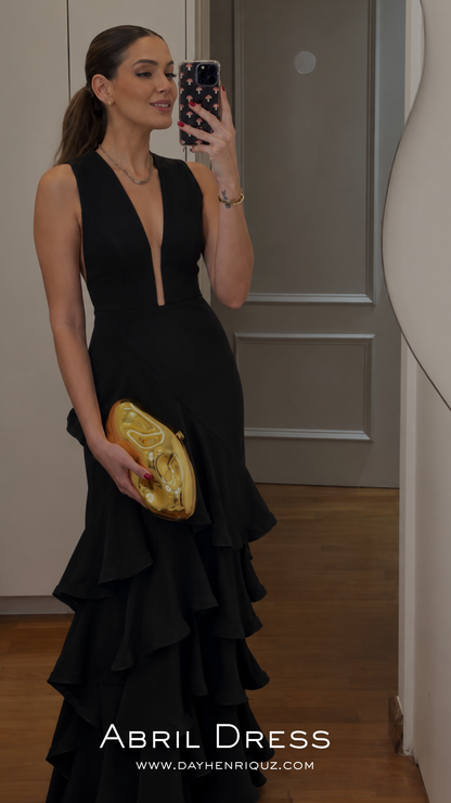ABRIL BLACK DRESS