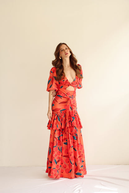 TIVY ORANGE DRESS