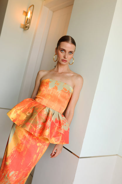 ABDARA ORANGE DRESS