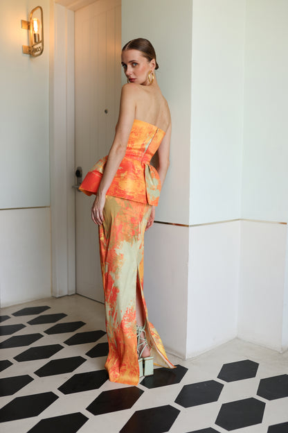 ABDARA ORANGE DRESS